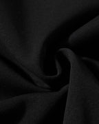 Star‑Graphic Double‑Stripe Black Wide‑Leg Unisex Streetwear Joggers